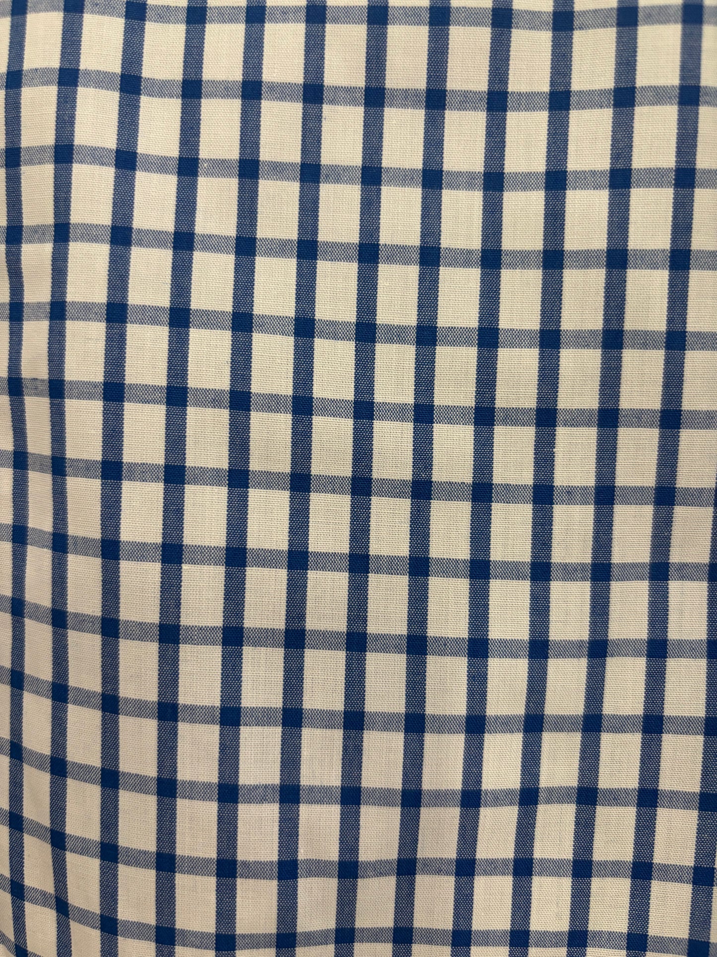 Bisley - Casual Long Sleeve Shirt - Navy/White Check