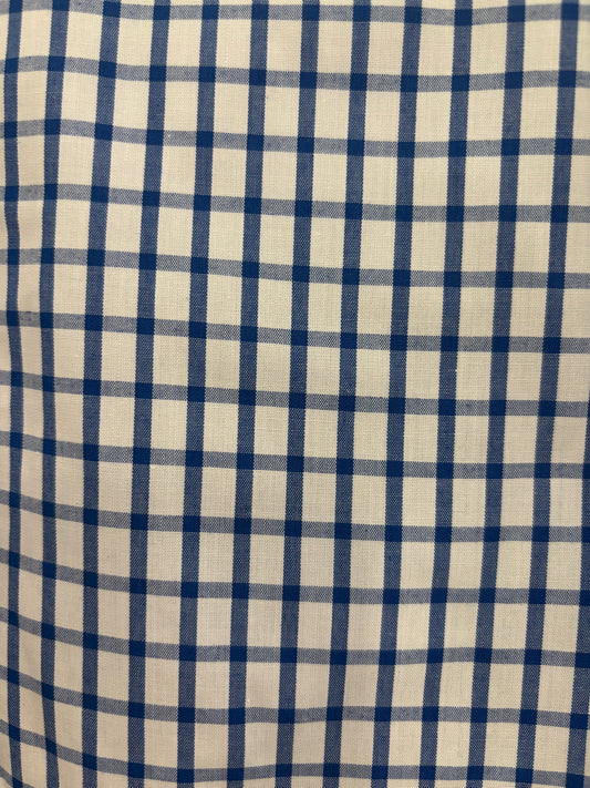 Bisley - Casual Long Sleeve Shirt - Navy/White Check