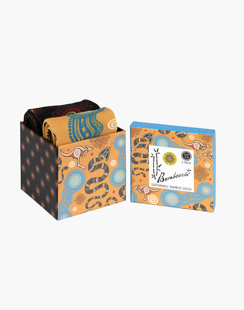 Bamboozld - Womens Nartive Australian Dreamtime 2 Pack Gift Box - Multi