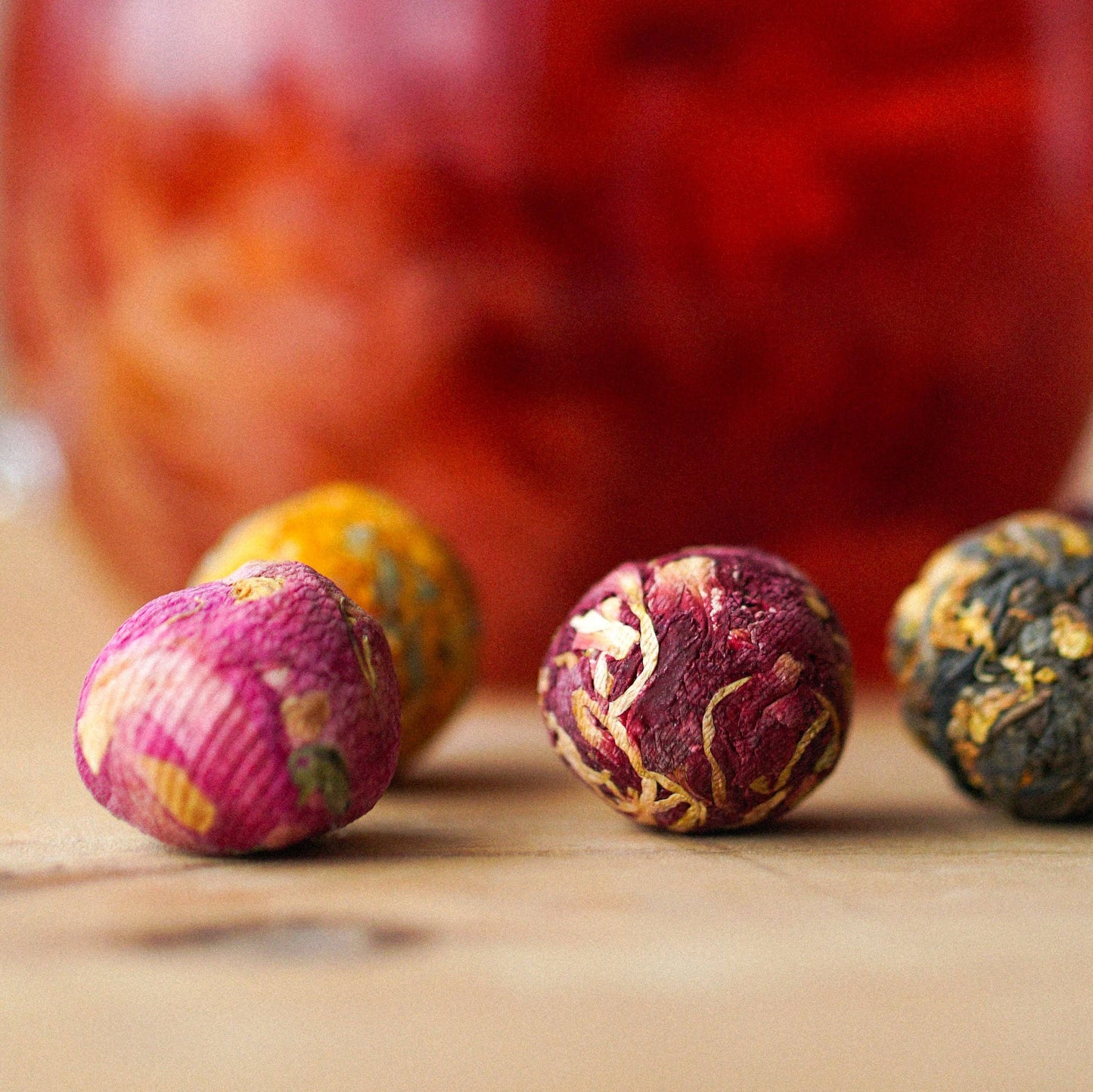 Better Tea Co. - Blooming Tea Balls in Glass Tube