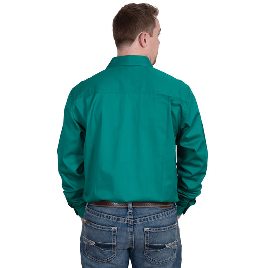 Just Country - Men's - Cameron - 1/2 Button - Dark Green
