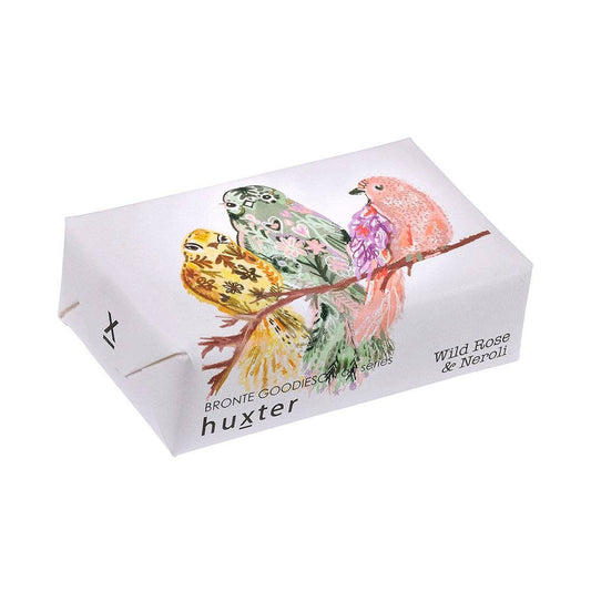 Huxter - BG 'Three Birds' Triple-milled soap: Wild Rose & Neroli