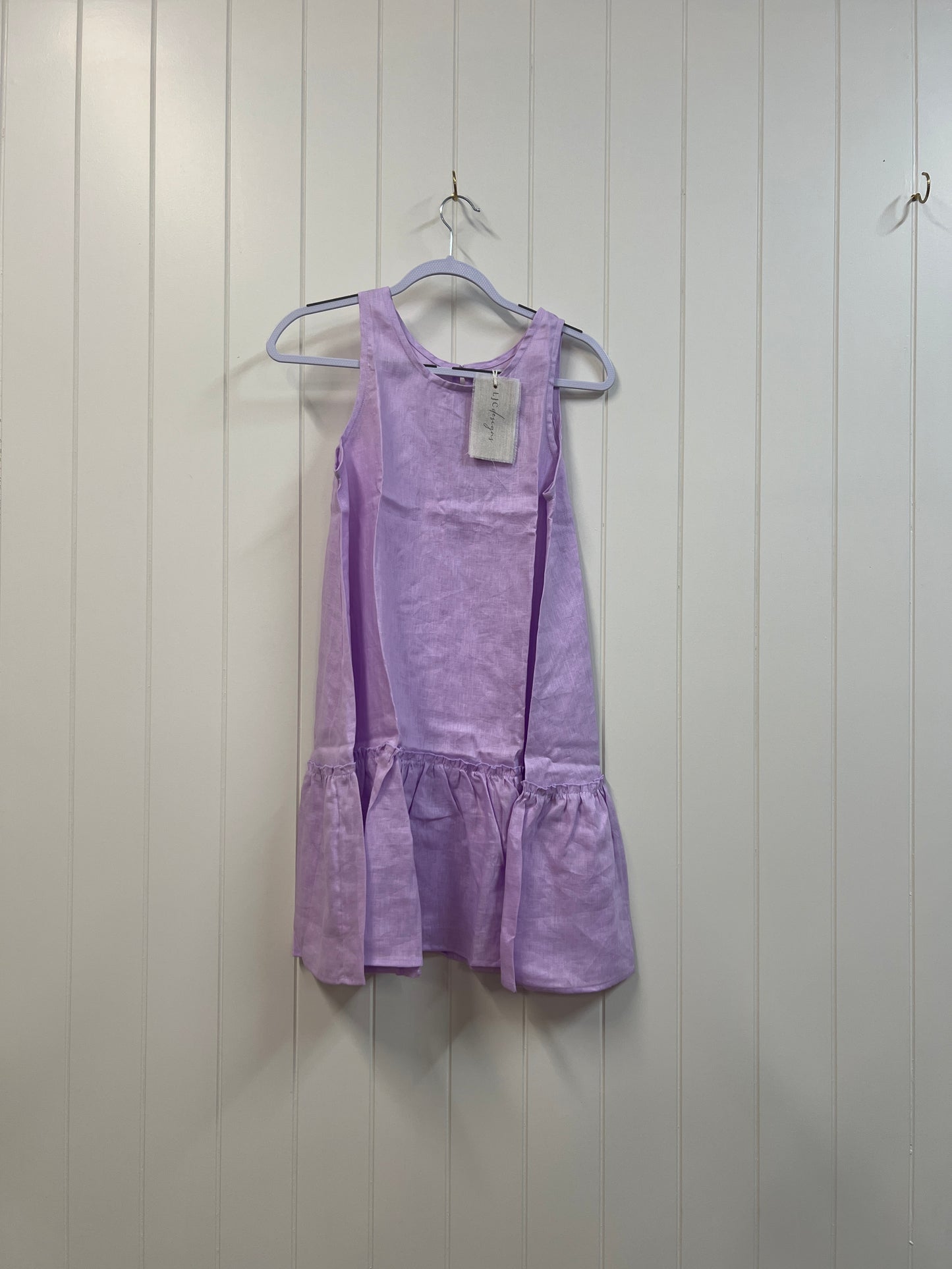 LJC Annie Dress - Linen - Lilac