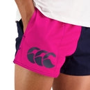 Canterbury - Mens Cotton Harlequin Short - Fushia/Navy