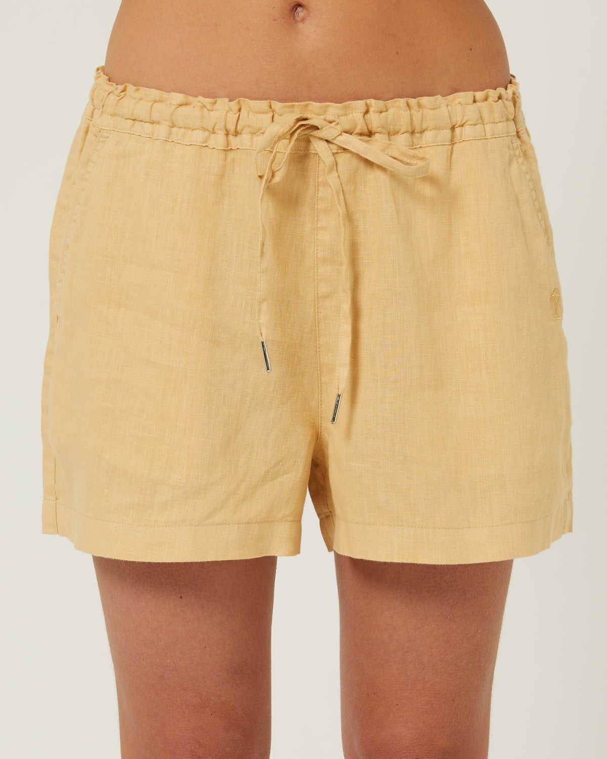 Pilbara - Womens Olivia Linen Short - Desert