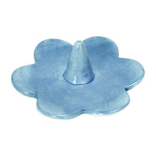 Annabel Trends - Ceramic Ring Holder - Daisy Blue