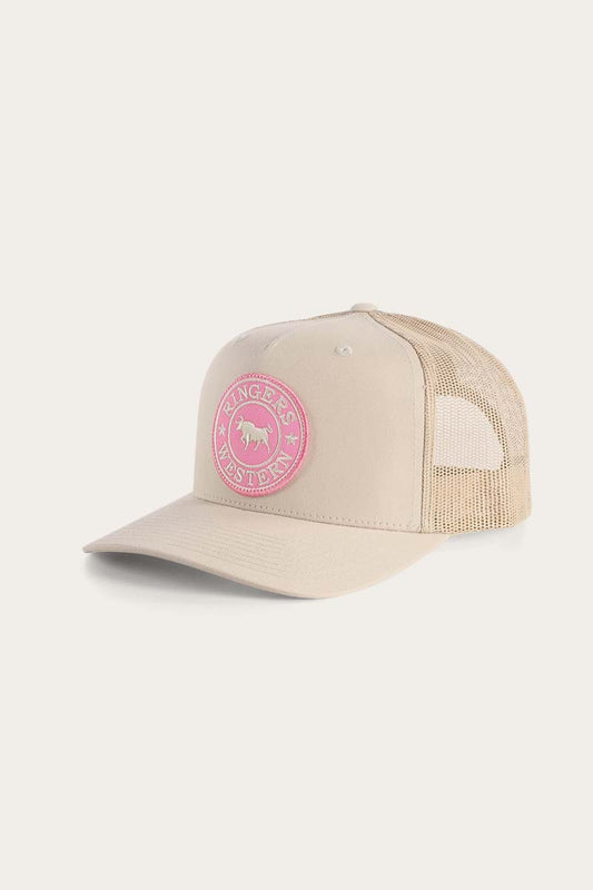 Ringers Western - Signature Bull Bone with Pink & Bone Patch