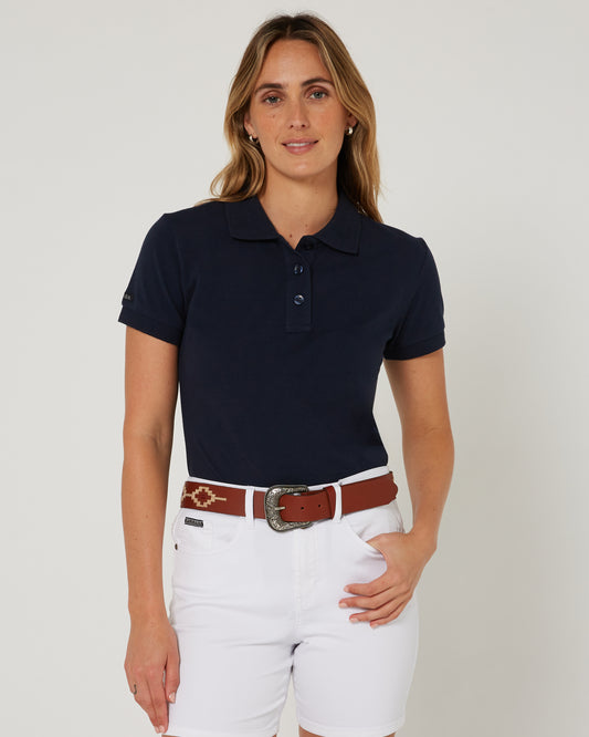 Pilbara - Womens Classic Polo - French Navy