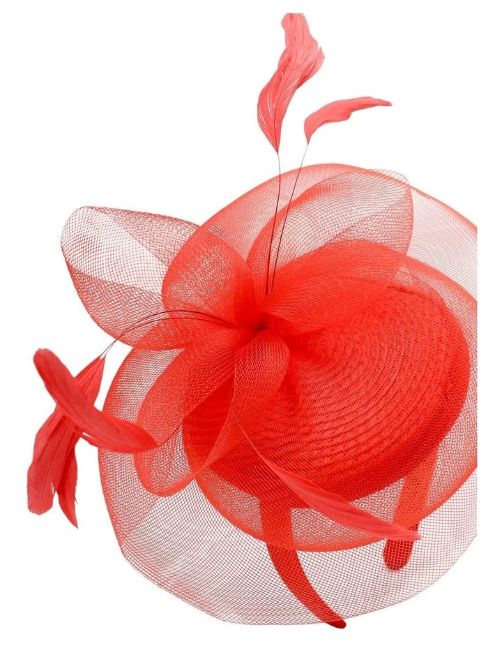 Morgan & Taylor - Elisa Fascinator - Red