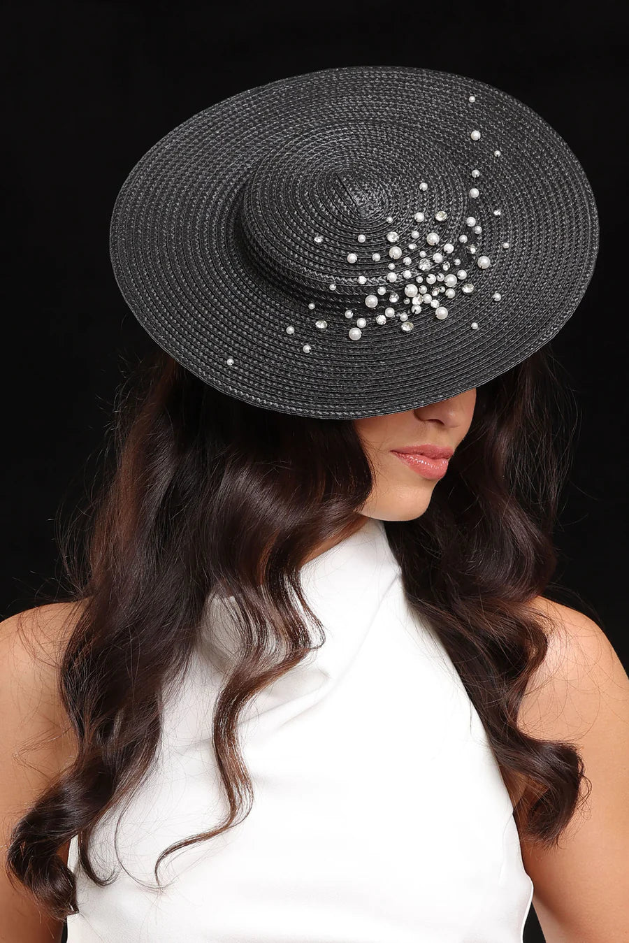 Morgan & Taylor - Celia Plate Hat Fascinator - Black