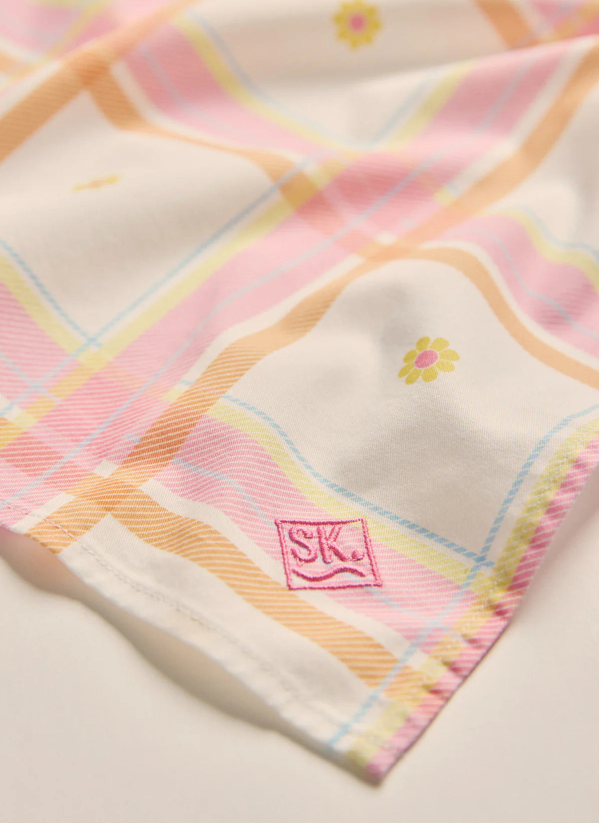 S. Kidman - Parachilna Bandana - Pale Pink Flower