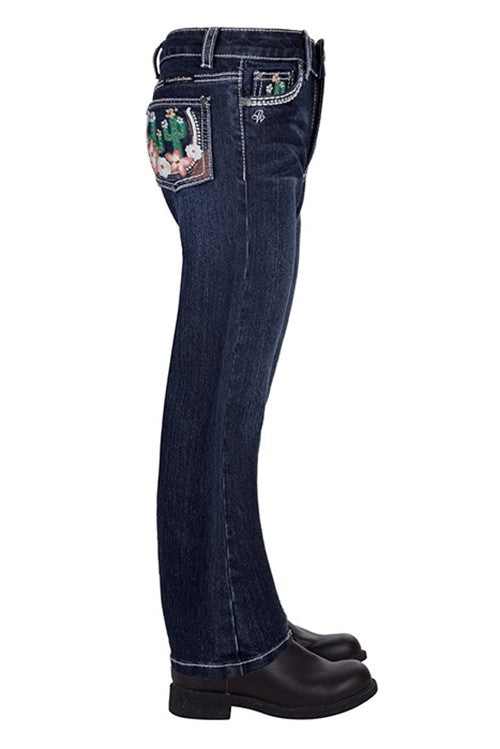 Pure Western - Girl Zoe Boot Cut Jean - Midnight