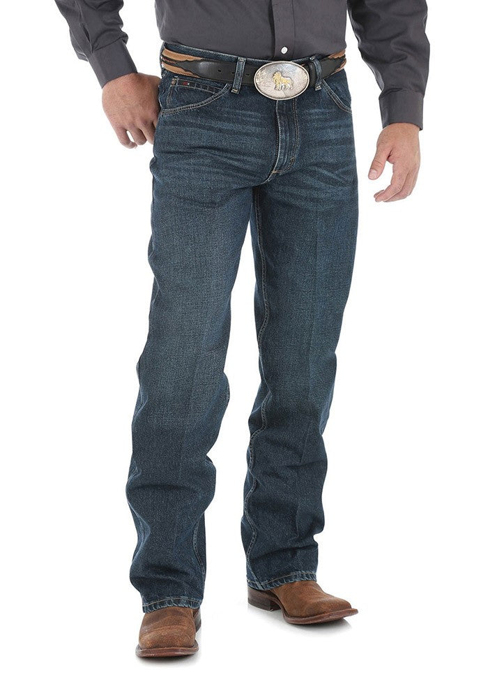 Wrangler - Mens 20X Comp Relaxed Jean - Deep Blue