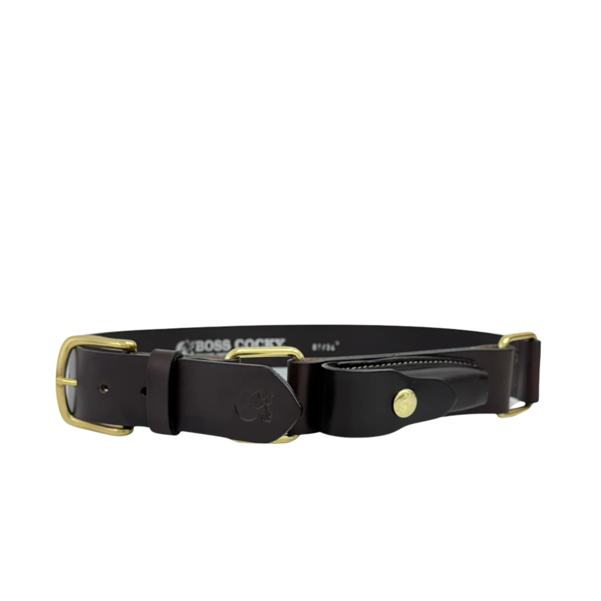 Boss Cocky - Leather Belt -Station Belt Pouch with Press Clip