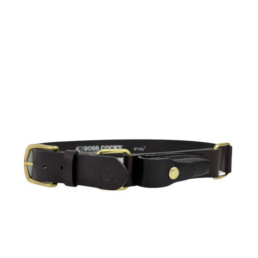 Boss Cocky - Leather Belt -Station Belt Pouch with Press Clip