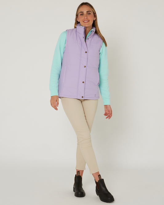 Pilbara - Womens Vest - Purple Rose