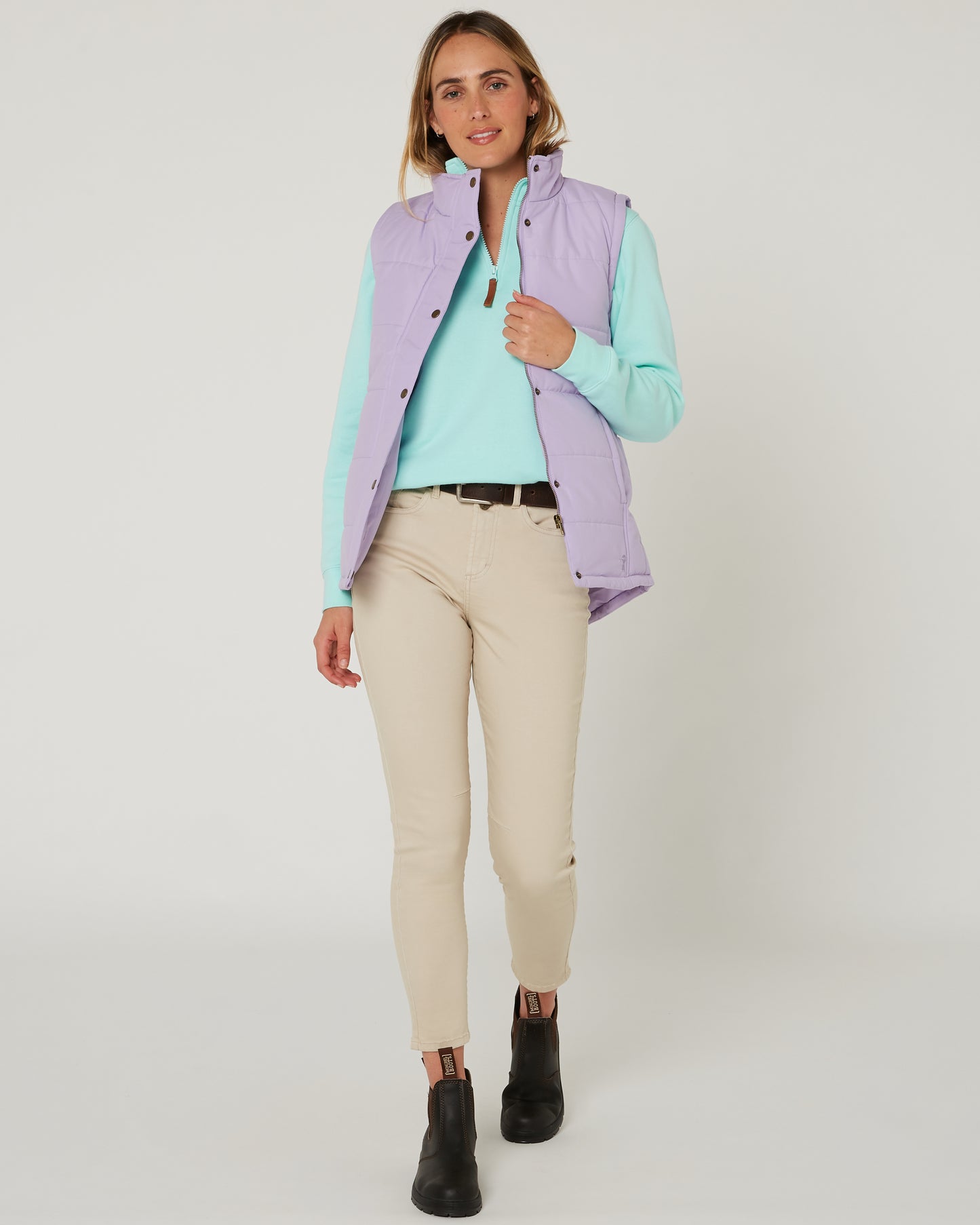 Pilbara - Womens Vest - Purple Rose