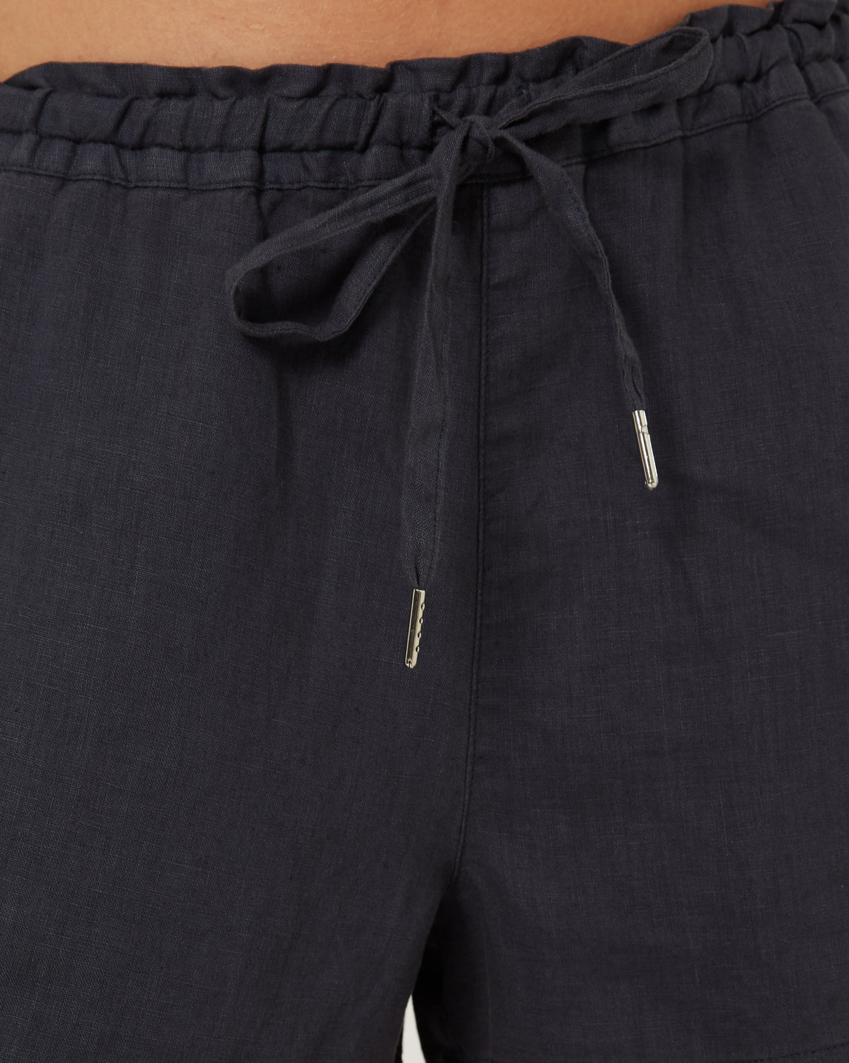 Pilbara - Womens Olivia Linen Short - Charcoal