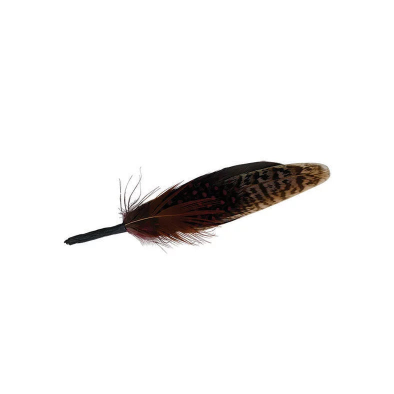 AOM- Genuine Feather Lapel Pin - Sandpiper - One Size