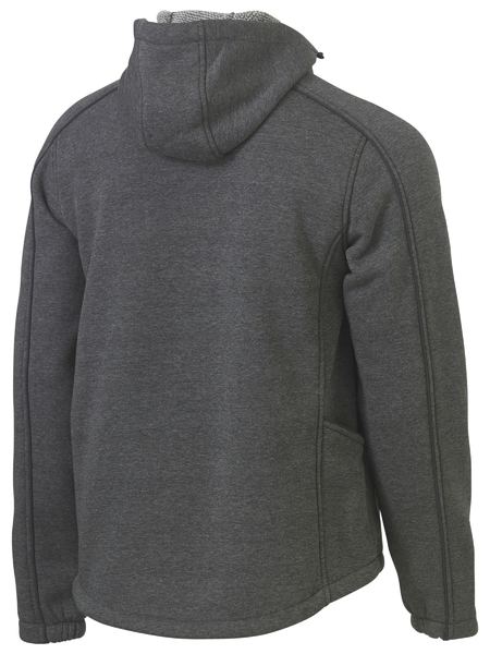 Bisley Flex & Move Marle Hoodie Pullover - Charcoal