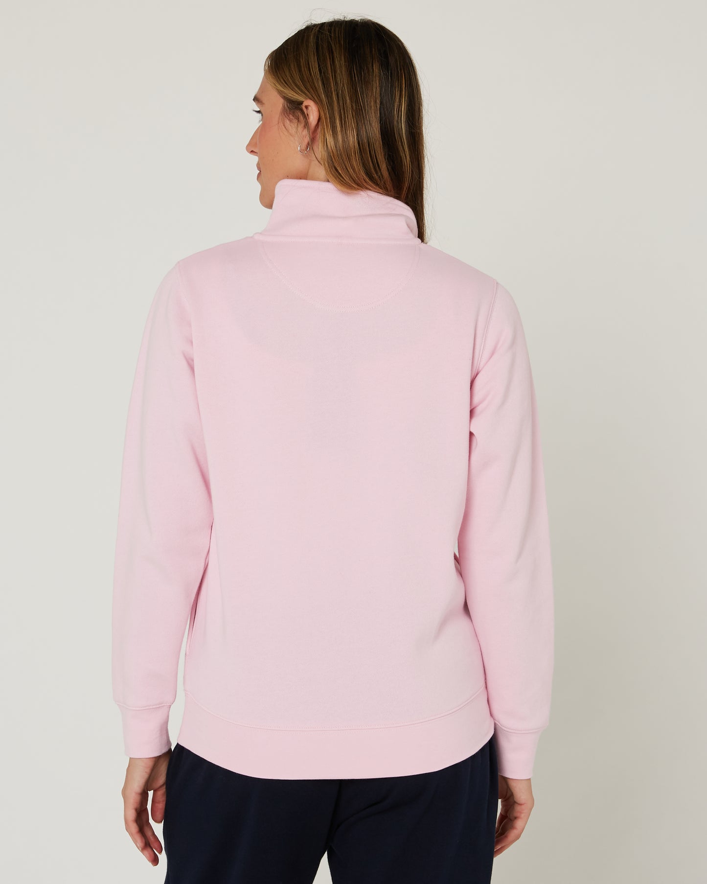 Pilbara - Womens Zipper C/F Fleece Pullover - Pirouette