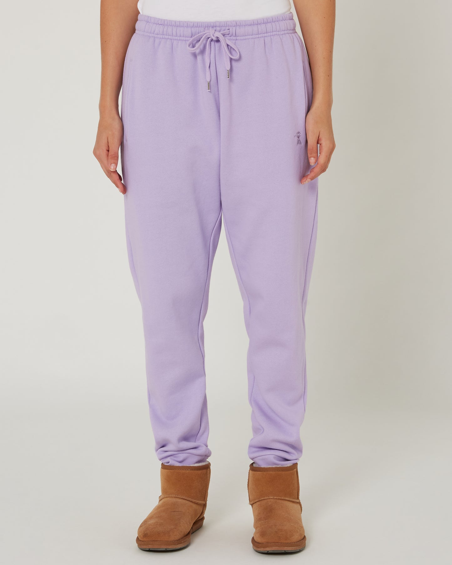 Pilbara - Unisex Modern Fit Fleece Track Pant - Purple Rose