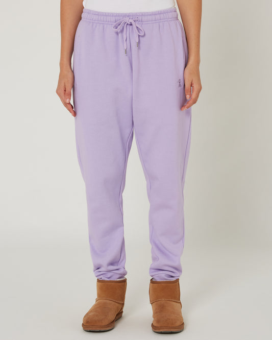 Pilbara - Unisex Modern Fit Fleece Track Pant - Purple Rose