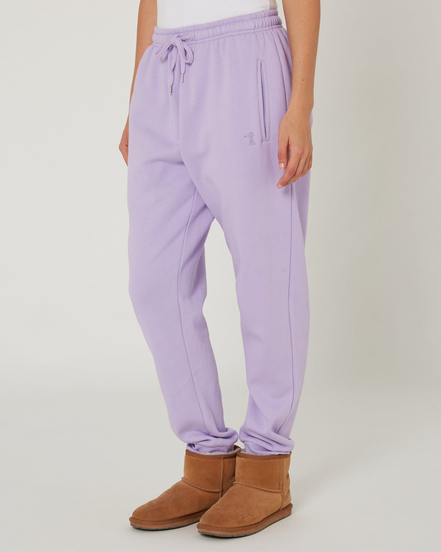 Pilbara - Unisex Modern Fit Fleece Track Pant - Purple Rose
