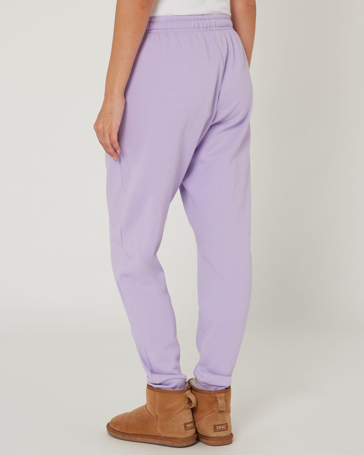 Pilbara - Unisex Modern Fit Fleece Track Pant - Purple Rose