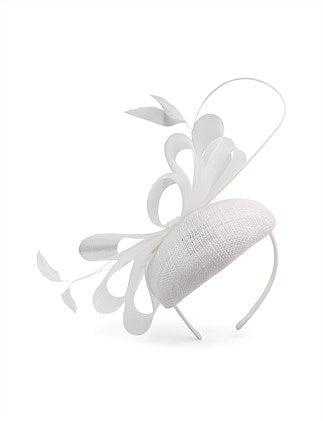 Morgan & Taylor - Gabriela Fascinator - White