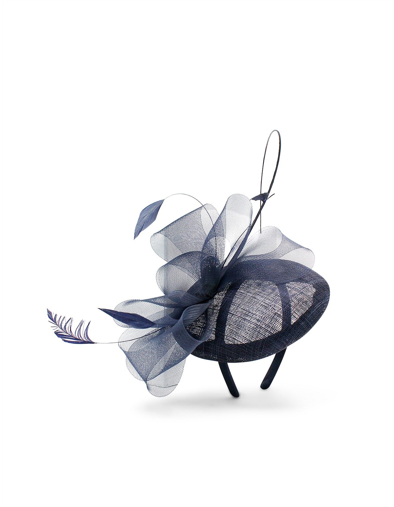 Morgan & Taylor  - Gabriela Fascinator - Navy Blue