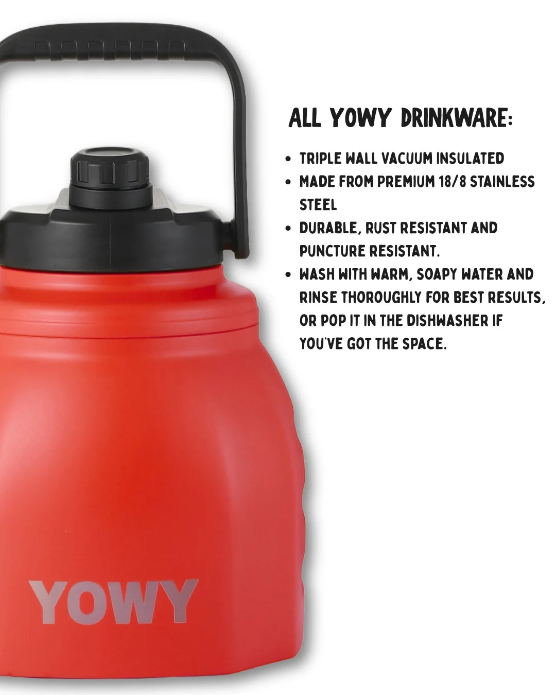 YOWY - 3L Watercan - Red