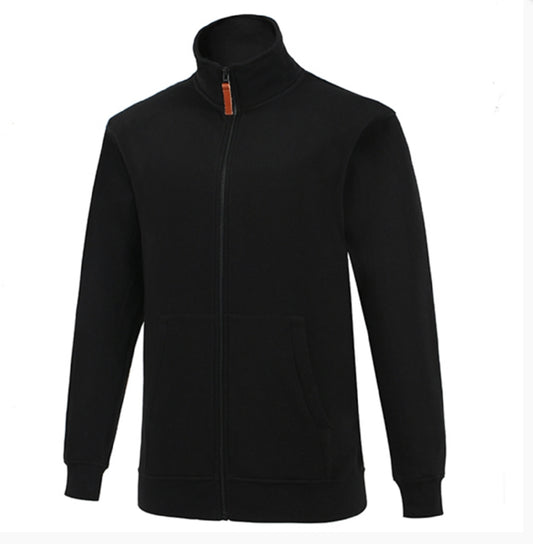 Pilbara - Men's Zip Through Fleece Sweater - Black