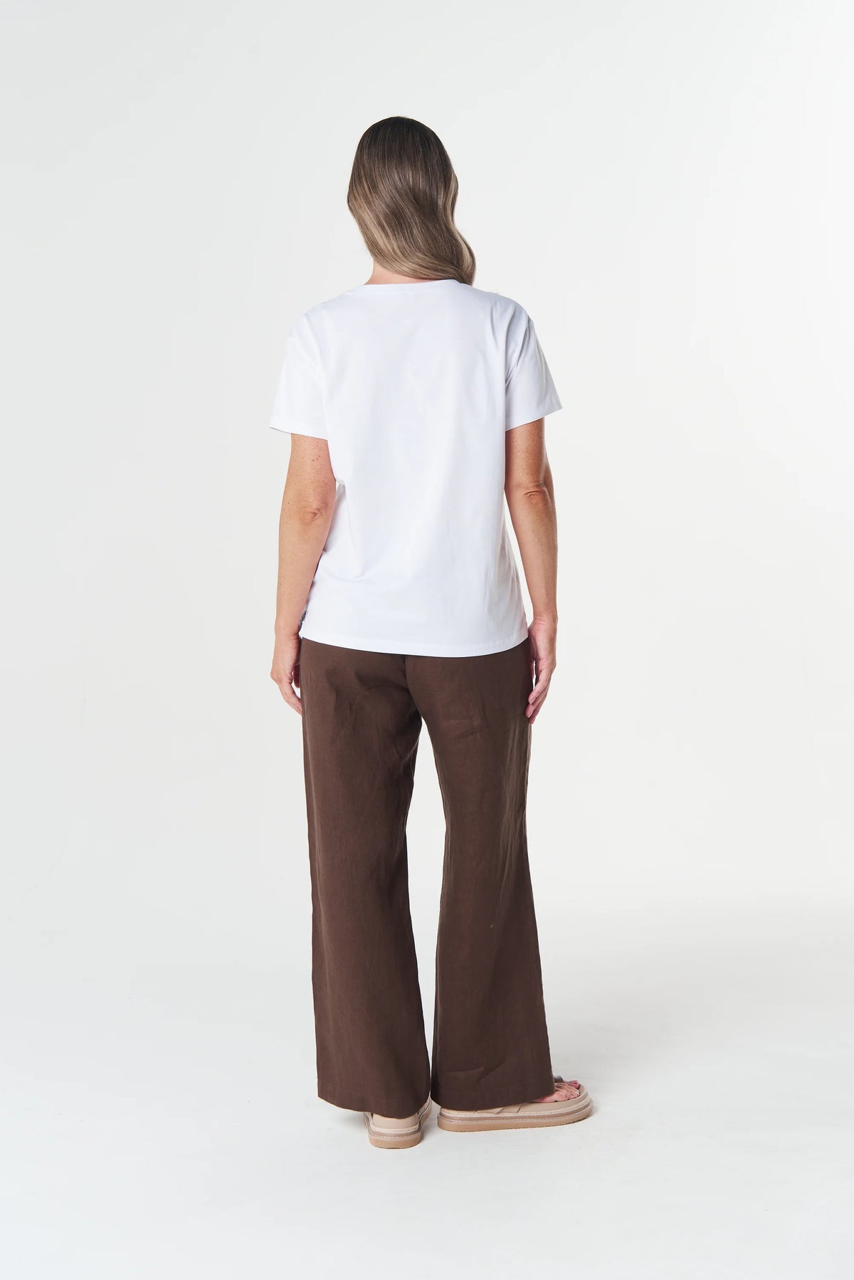 Goondiwindi Cotton - GC logo Embroidered Tee - White