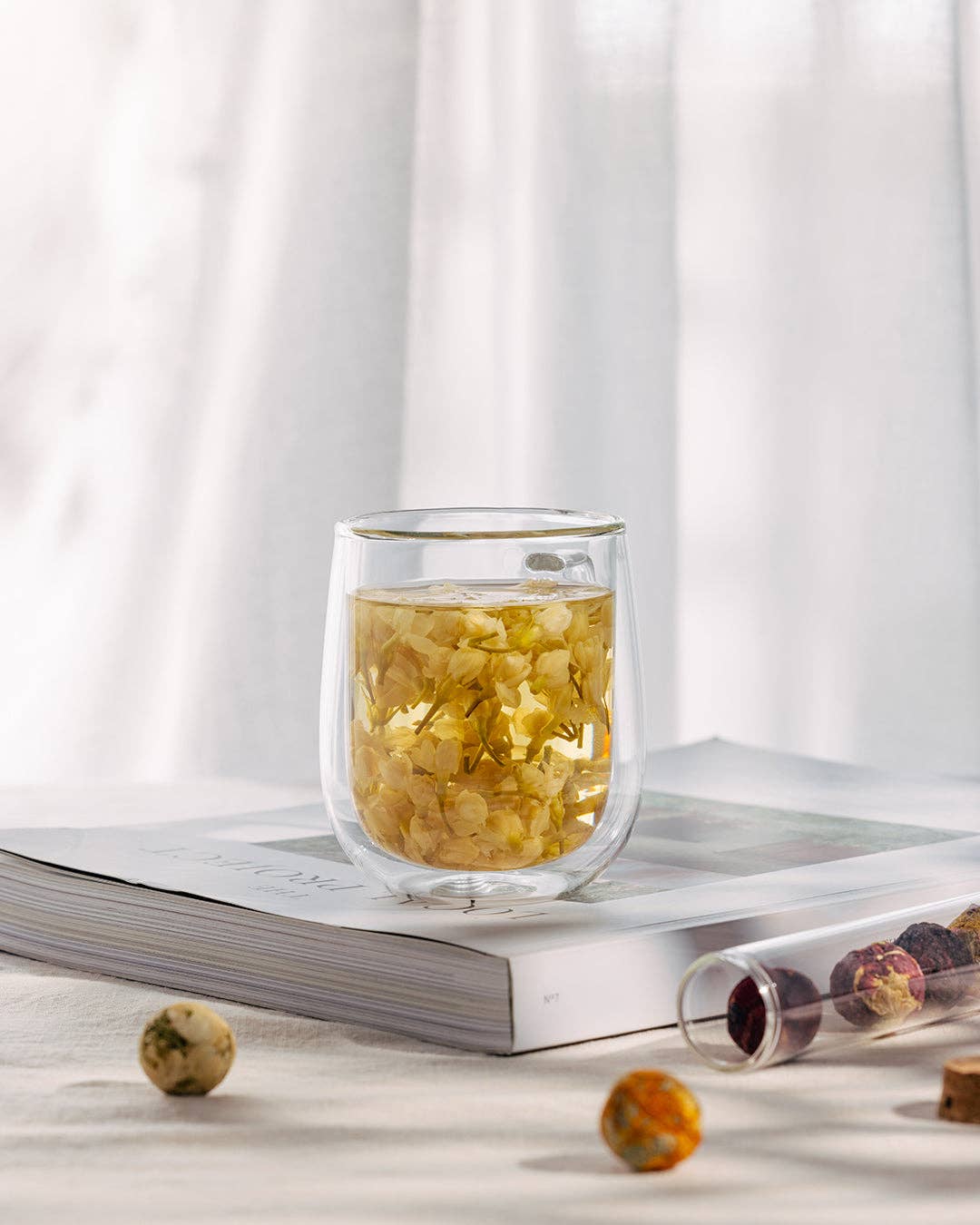 Better Tea Co. - Blooming Tea Balls in Glass Tube