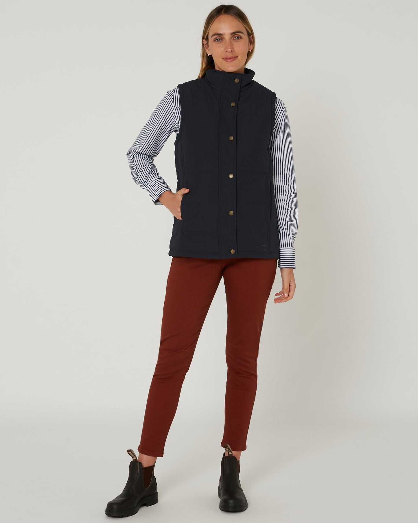 Pilbara - Womens Vest - Ink Navy