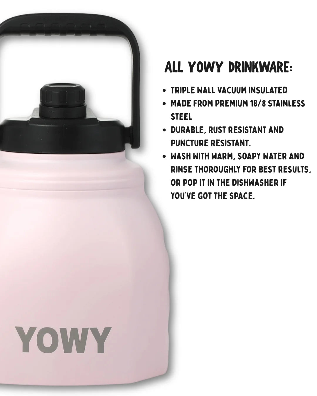 YOWY - 3L Watercan - Baby Pink