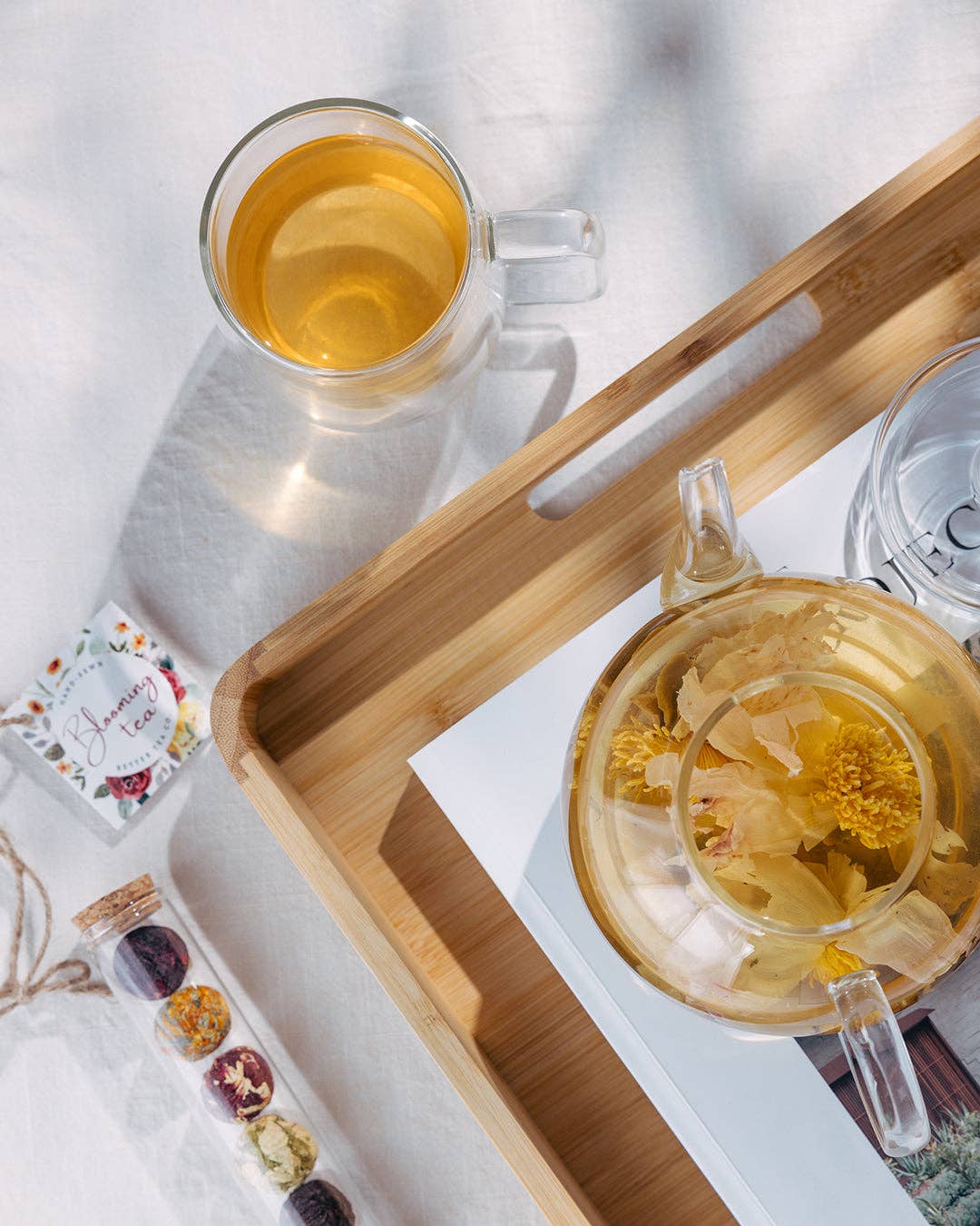 Better Tea Co. - Blooming Tea Balls in Glass Tube