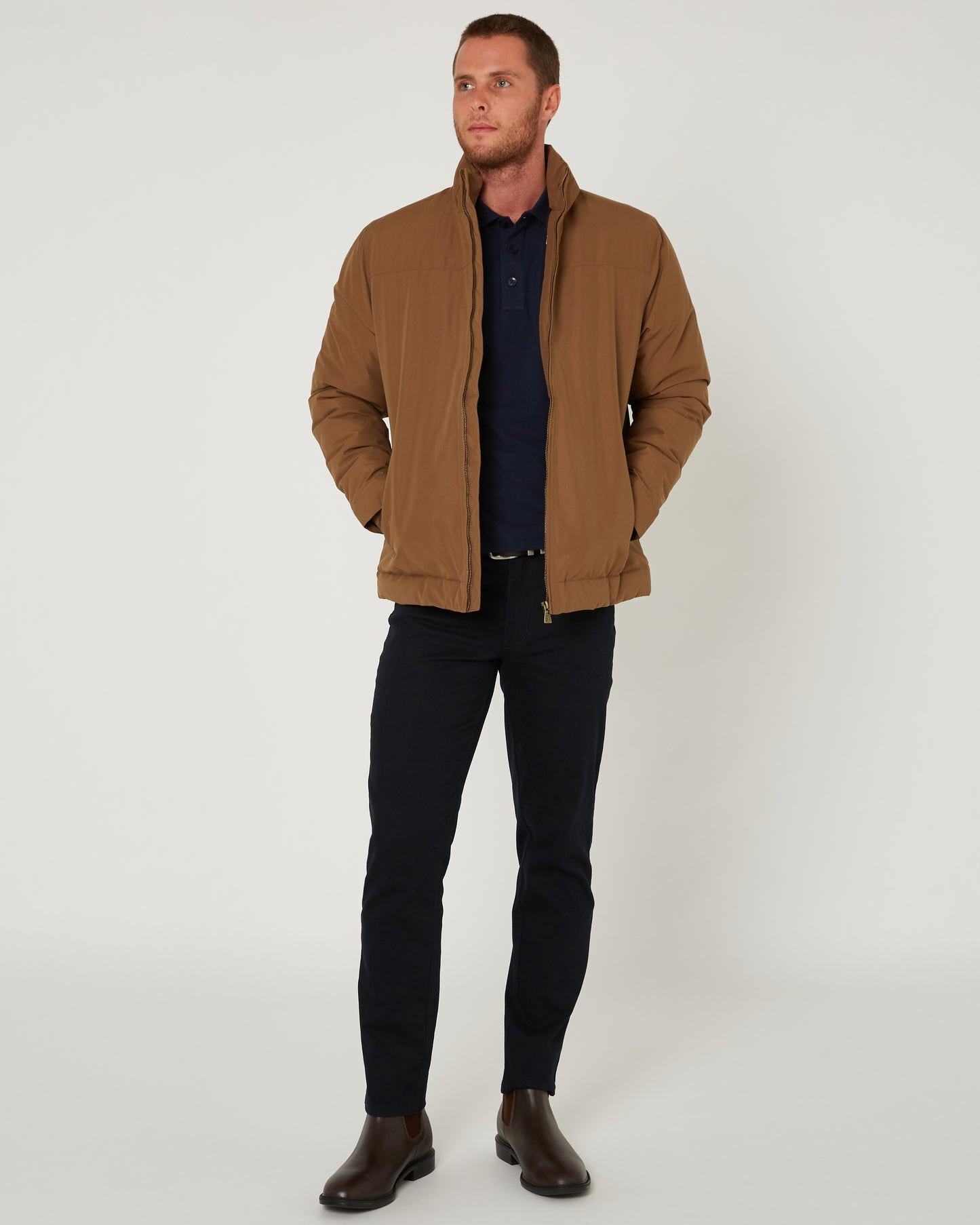 Pilbara - Mens Quilted Jacket - Whisky