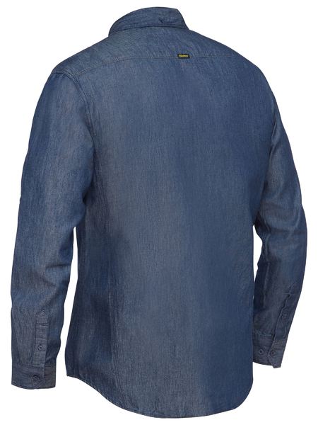 Bisley - Mens Long Sleeve Denim Work Shirt