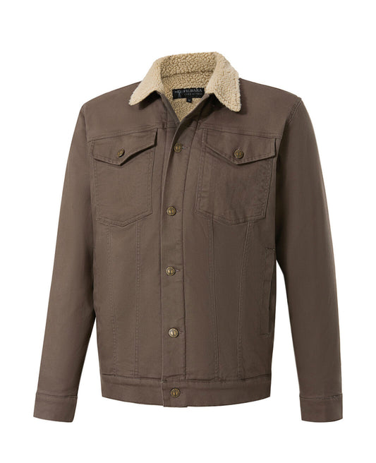 Pilbara - Womens Sherpa Lined Jacket - Vintage Grey