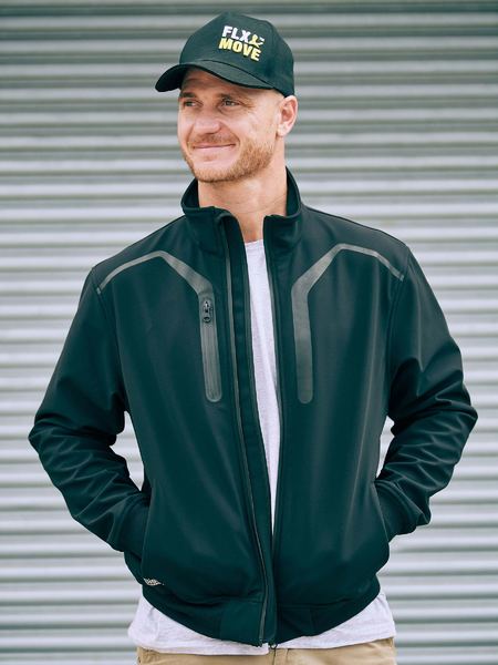 Bisley Premium Soft Shell Bomber Jacket - Black