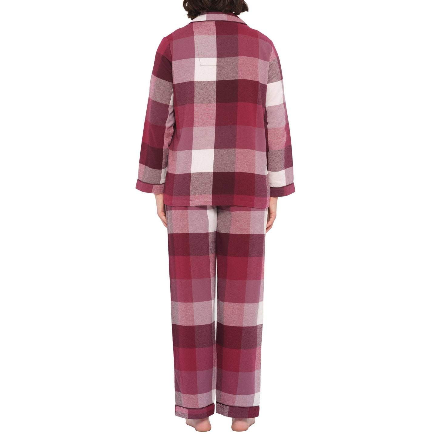 Magnolia Lounge - Flannelette Cotton Pyjama Set - Deep Twilight