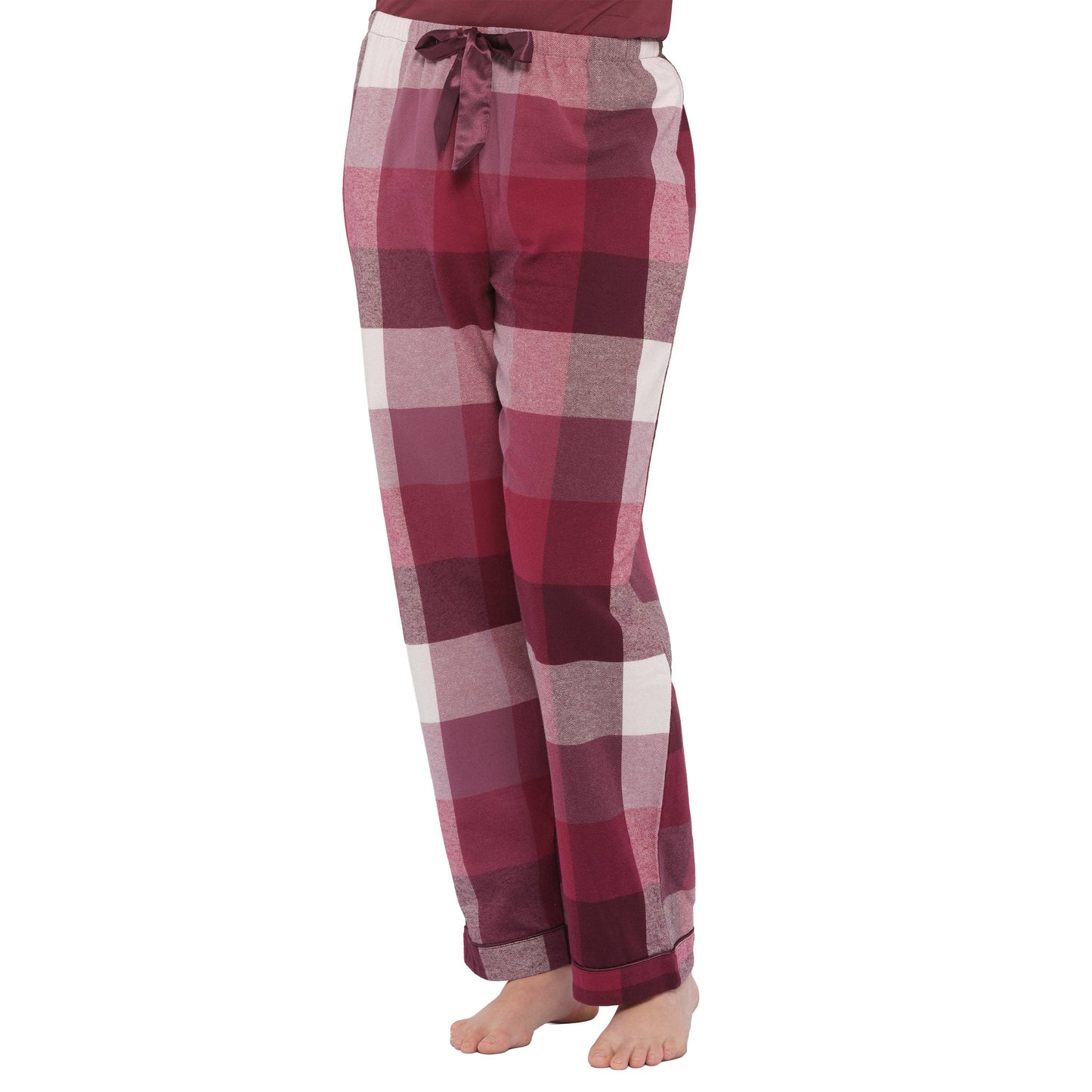 Magnolia Lounge - Flannelette Cotton Pyjama Set - Deep Twilight