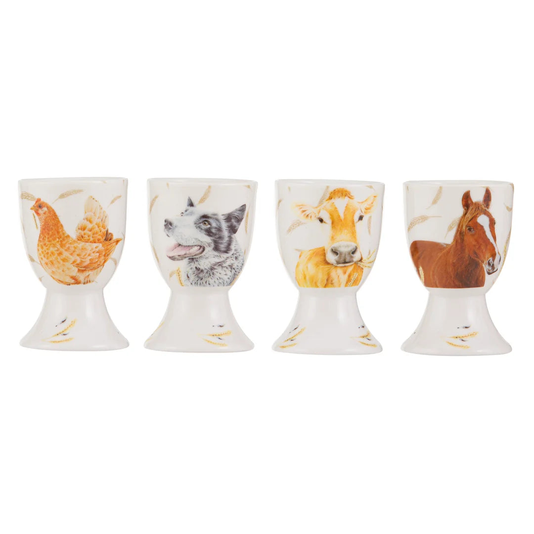 Ashdene - Farmyard Faces Egg Cups - Set of 4