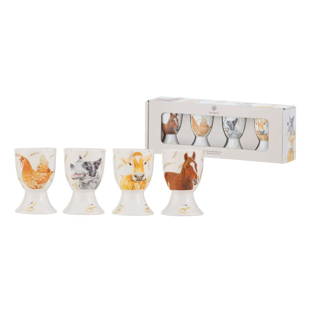 Ashdene - Farmyard Faces Egg Cups - Set of 4