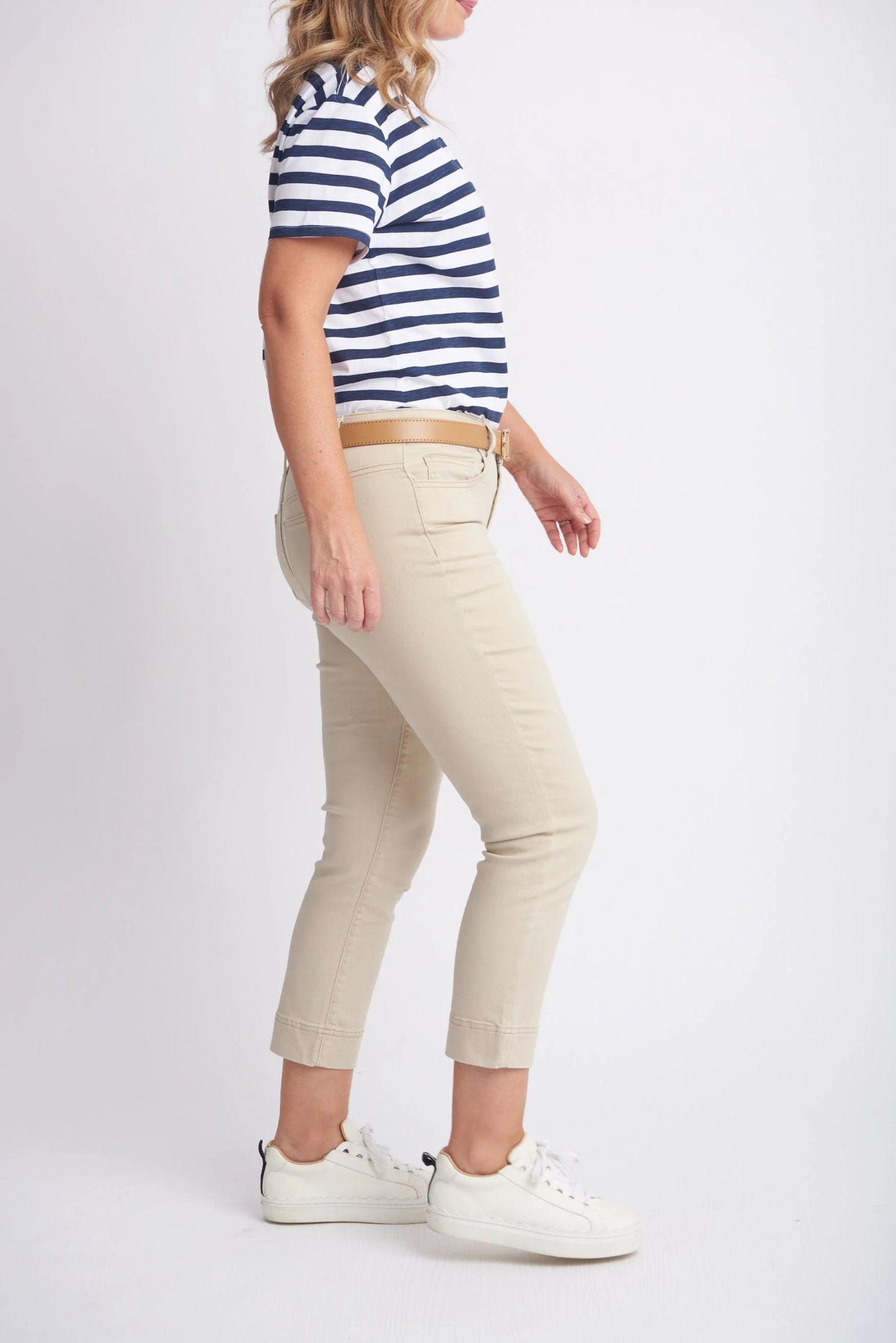 Goondiwindi Cotton - Capri Pant - Natural