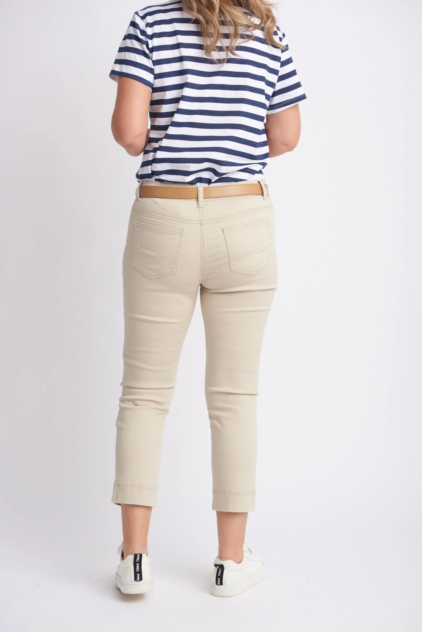 Goondiwindi Cotton - Capri Pant - Natural