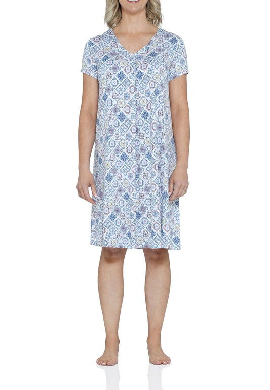 Magnolia Lounge - Capri Tile Bamboo Cool Twist Nightie