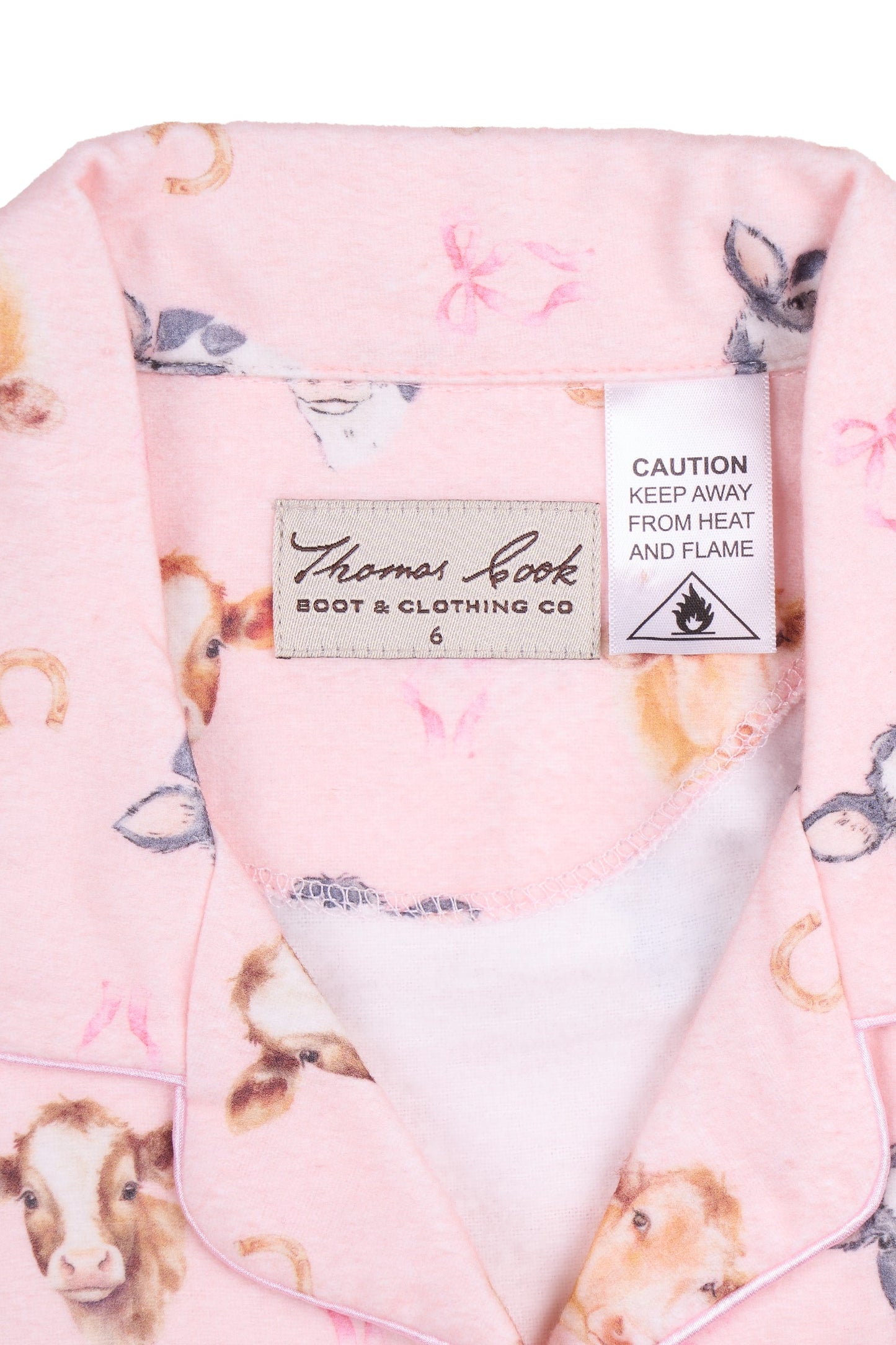 Thomas Cook - Girls Chloe Long Sleeve Pyjamas - Pink